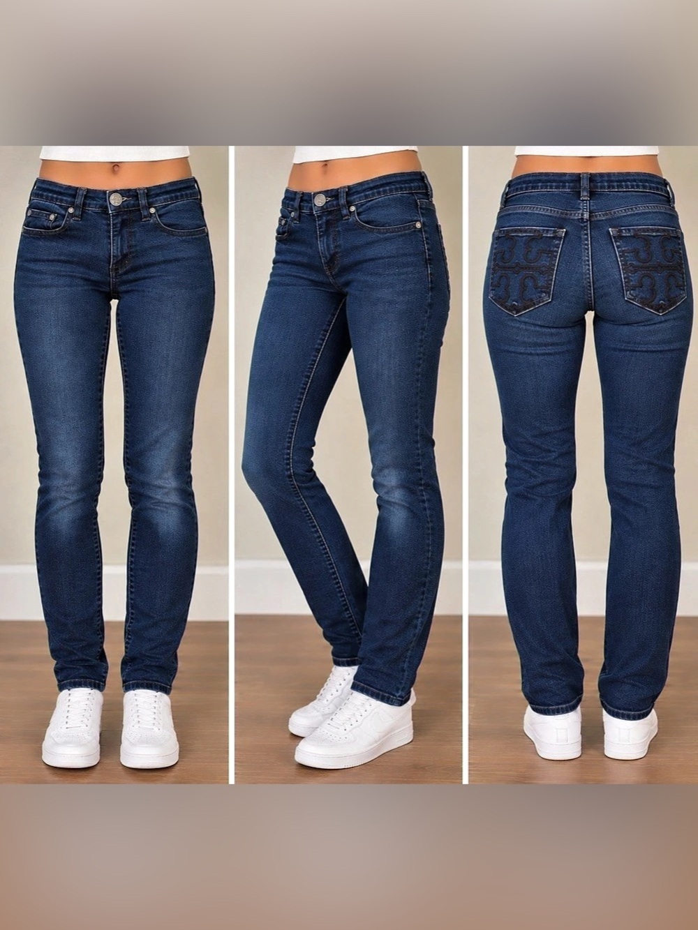 Tory Burch Super Skinny Jeans Size 25 Dark Wash
